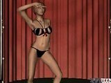 3D teen gets topless video