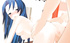 Small-titted manga tits with blue hair gets drilled from behind and creampied