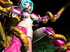 Blue-haired anime chick with a bow gets stretched and fisted with tentacles