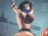 Busty 3d hentai chick gets bound in the cage for bad tortures and fucking with various tentacles