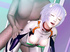 Purple-haired babe squirting while wanking off, blowing a dick and gets fucked by tentacled monster