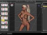 Creating a sexy animated babe with big boobs
